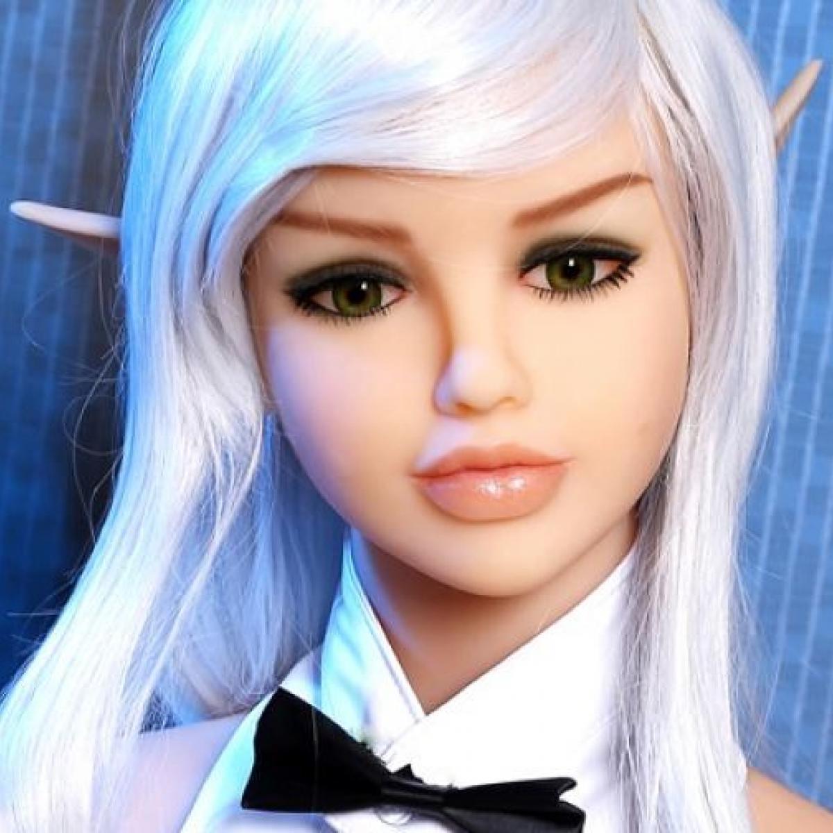 Neodoll Girlfriend Clare Elf Sex Doll Head M16 Compatible Tan Lucidtoys