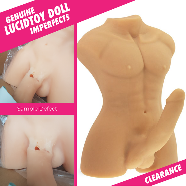 RF700 - Clearance item - Neojoy Realistic Dildo Male Sex Doll TPE  - Flesh 8.9KG