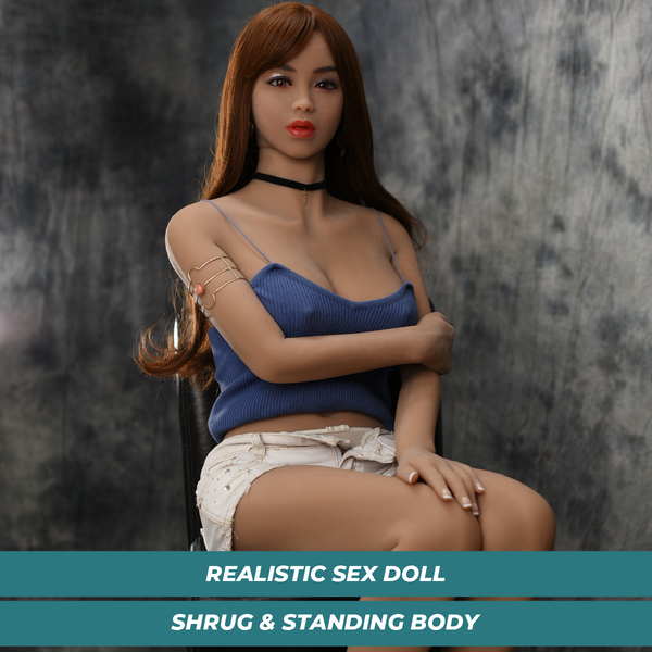 Youqdoll - Emilia - Realistic Sex Doll - 158cm - Light Tan