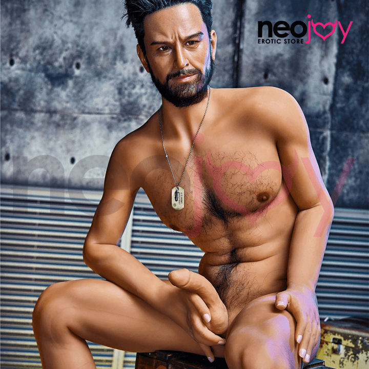 Neodoll Racy William - Silicone TPE Hybrid Male Sex Doll - 175cm - Tan - Lucidtoys