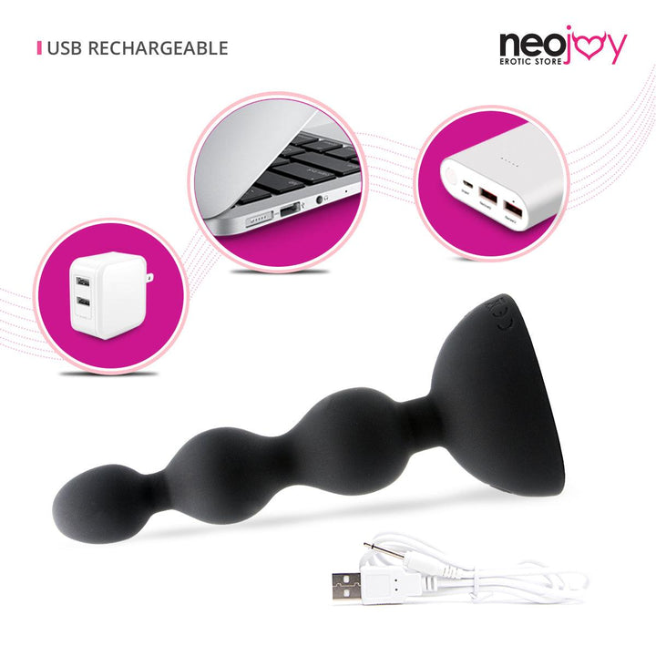 Neojoy Controlled Beads 10 Speeds Anal Prober - Small - Lucidtoys