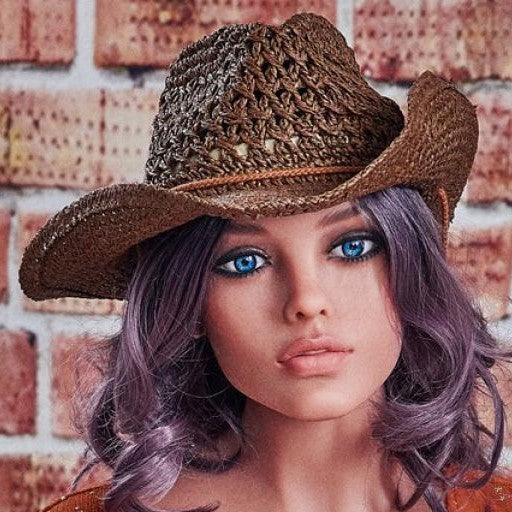 Neodoll Racy Doria Head Sex Doll Head M16 Compatible Brown Lucidtoys 7955