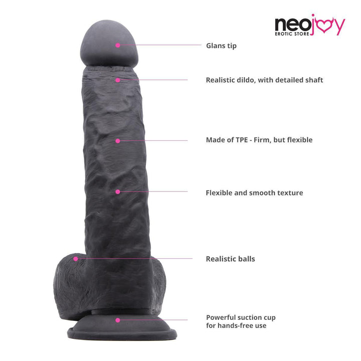 Neojoy Mr. Pleasure 10.2" Dong (Black) - Lucidtoys