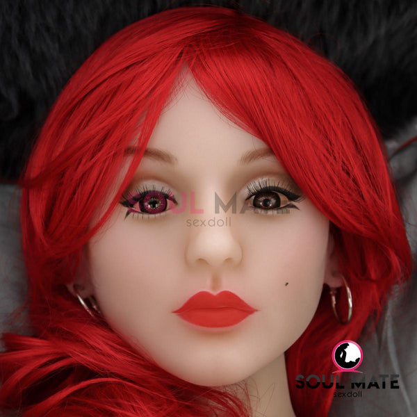 SoulMate Dolls - Kimberly Head - Sex Doll Heads - White - Lucidtoys