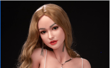 Youqdoll - Hana - Silicone Sex Doll Head - Natural - Lucidtoys