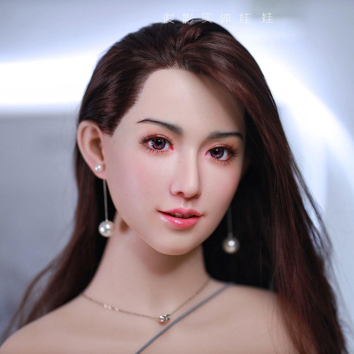 Neodoll Sugar Babe - Kiara - Silicone Sex Doll Head - Implanted Hair - Silicone Colour - Lucidtoys