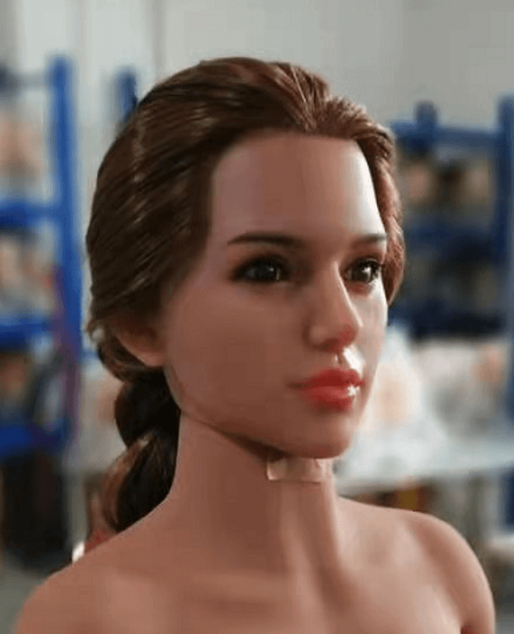 Neodoll Allure - Silicone Sex Doll Head - M16 Compatible - Tan - Lucidtoys