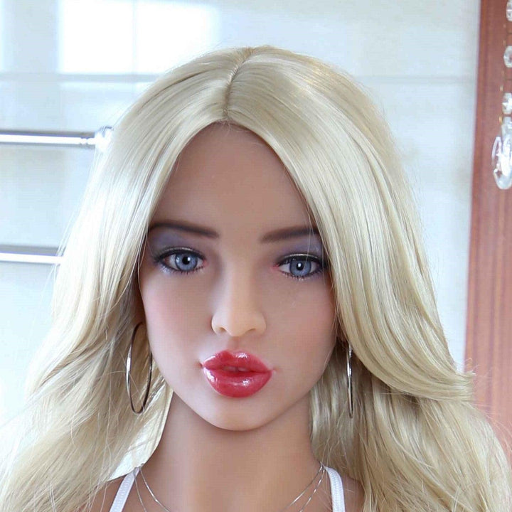 Neodoll Girlfriend Eliza - Sex Doll Head - M16 Compatible - Tan - Lucidtoys