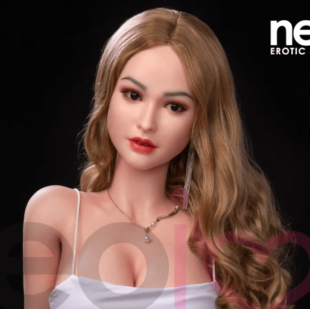 Youqdoll - Hana - Silicone Sex Doll Head - Natural - Lucidtoys