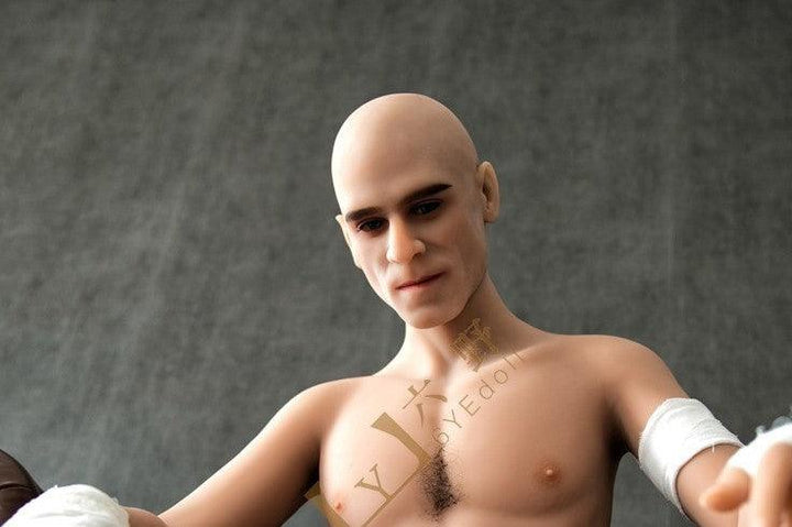 Allure Head - Male Sex Doll Head - M16 Compatible - Tan - Lucidtoys