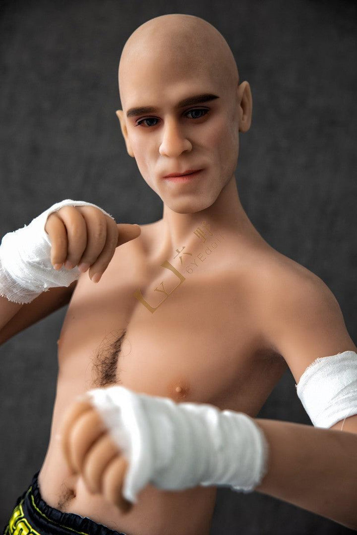 Allure Head - Male Sex Doll Head - M16 Compatible - Tan - Lucidtoys