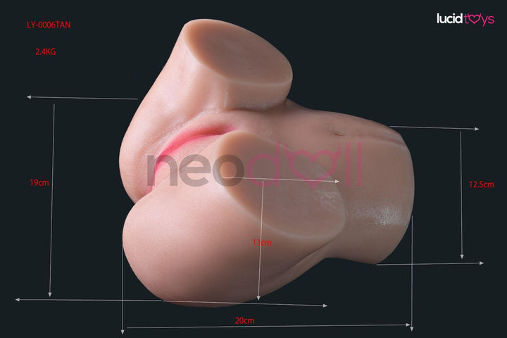 Neodoll Allure - Cute Whole Real Texture Big Butt - 2.4kg - Tan - Lucidtoys