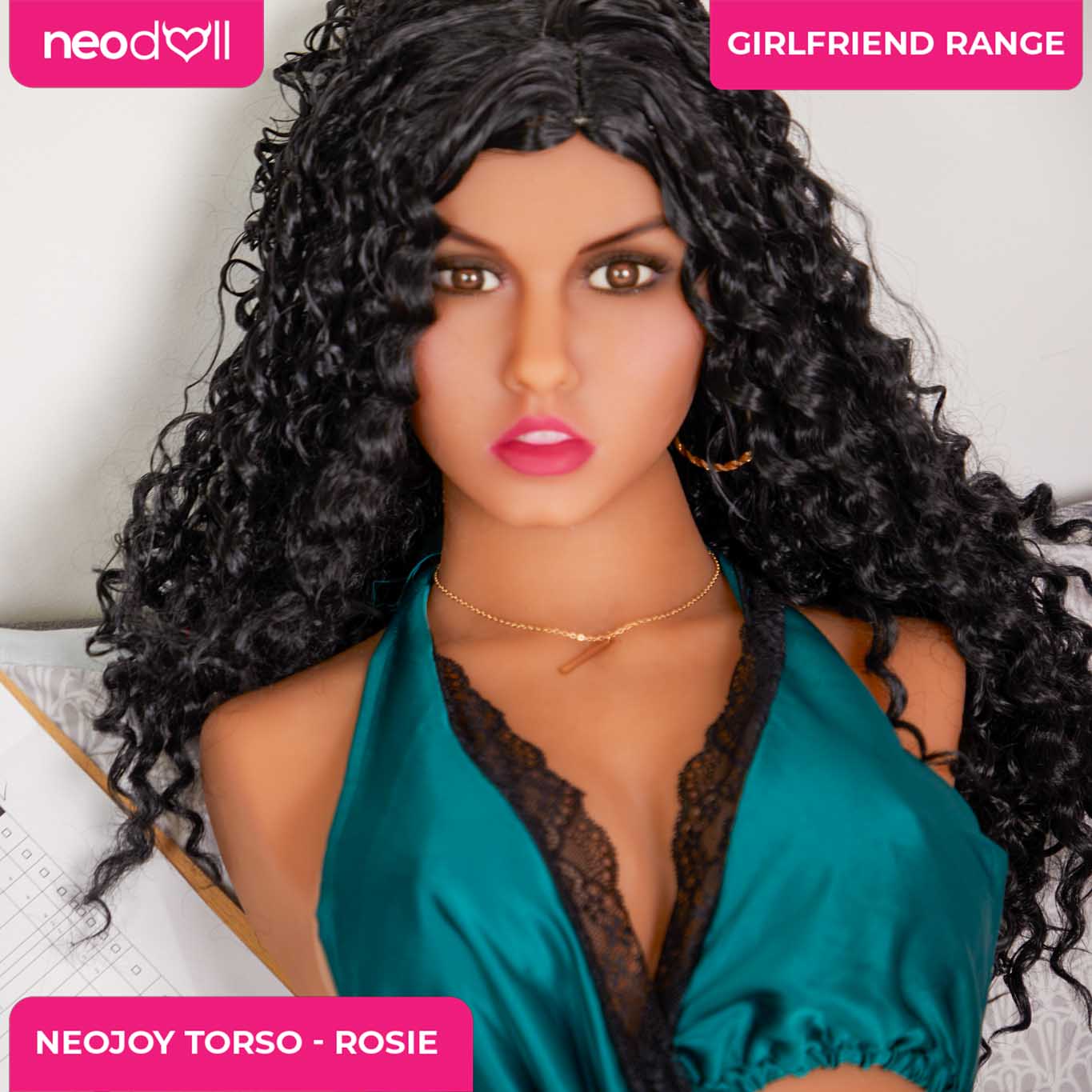 Neojoy Easy Love Sex Doll Torso Rosie Head Head Connector Tan 14